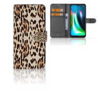 Motorola Moto G9 Play | E7 Plus Telefoonhoesje met Pasjes Leopard