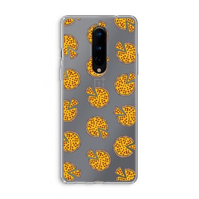 You Had Me At Pizza: OnePlus 8 Transparant Hoesje
