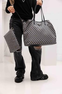 Guess G Wave 2-In-1 Tote Tas Zwart - Kleur: Zwart | Soccerfanshop