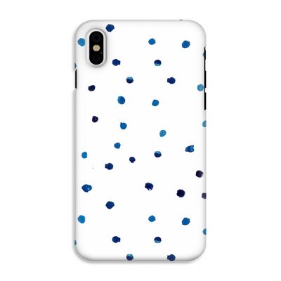 Blauwe stippen: iPhone X Tough Case