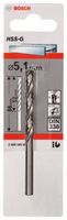 Bosch Accessoires Metaalboren HSS-G, Standard 5,1 x 52 x 86 mm 1st - 2608585923 - thumbnail
