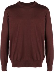 Jil Sander pull en maille fine - Marron