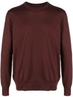 Jil Sander pull en maille fine - Marron