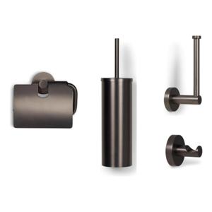 Blue Label Vida toilet accessoire set gunmetal