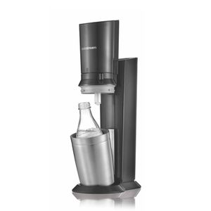 SodaStream Crystal bruiswatertoestel - zwart - incl. 2 karaffen