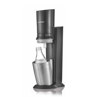 SodaStream Crystal bruiswatertoestel - zwart - incl. 2 karaffen - thumbnail