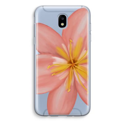 Pink Ellila Flower: Samsung Galaxy J5 (2017) Transparant Hoesje