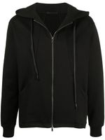 The Viridi-Anne sweat à capuche zippé - Noir