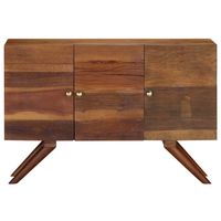 The Living Store Dressoir - Bruin - 110 x 30 x 75 cm - Massief gerecycled hout - thumbnail