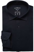 Marvelis Body Fit Jersey shirt marine, Gestructureerd