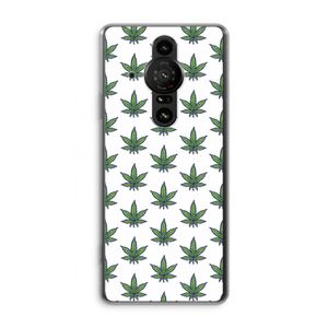 Weed: Sony Xperia Pro-I Transparant Hoesje
