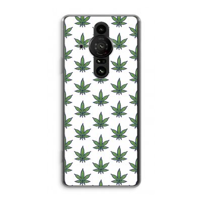 Weed: Sony Xperia Pro-I Transparant Hoesje