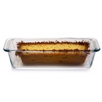 Borcam Cakevorm/bakvorm - Glas - transparant - 31 x 13 x 7 cm - cake bakken - ovenschotel - 1630 ml - thumbnail