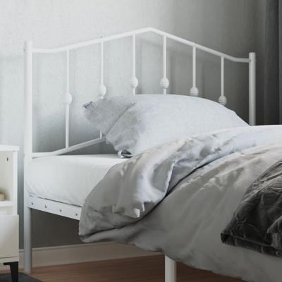 Hoofdbord 107 cm metaal wit