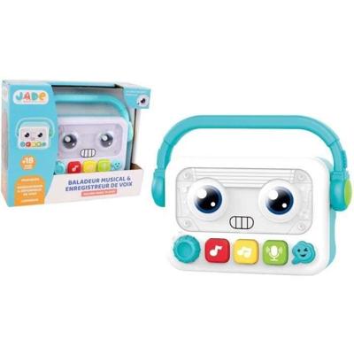 Muzikale en lichtgevende robot walkman - JADE - 17 cm - Muziek, opname en stemvervorming - Vanaf 18 maanden