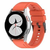 Siliconen gesp bandje - Oranje - Samsung Galaxy Watch - 42mm