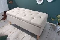 Bank Castle Beige 100cm met opbergruimte - 40408 Bank Castle Beige 100cm met opbergruimte - 40408