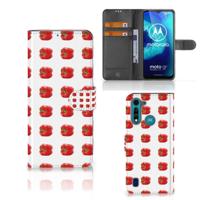 Motorola G8 Power Lite | Book Cover | Paprika Red