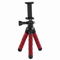 Hama Ministatief Flex Voor Smartphone En GoPro 14 Cm Rood - thumbnail