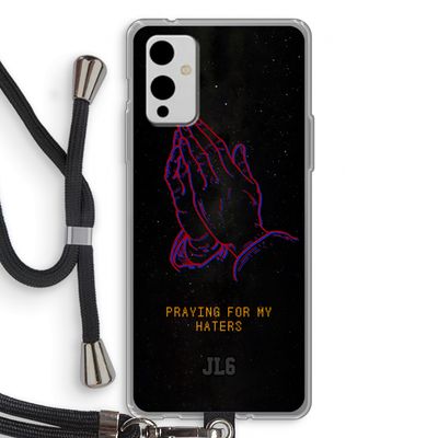 Praying For My Haters: OnePlus 9 Transparant Hoesje met koord