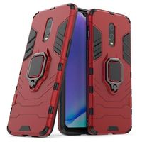 OnePlus 7 Hybride Hoesje met Ringhouder - Rood