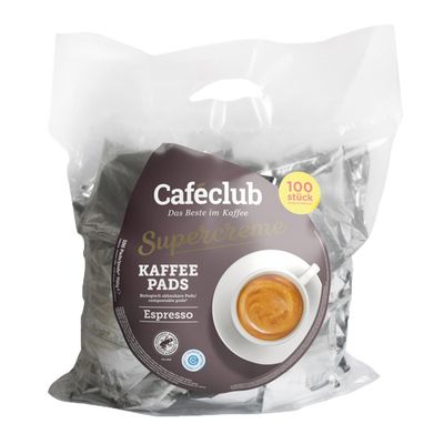Caféclub - Supercreme Koffiepads Espresso - 100 pads