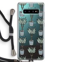 Boompje: Samsung Galaxy S10 Plus Transparant Hoesje met koord