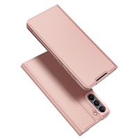 Dux Ducis - Slim bookcase hoes - Samsung Galaxy S21 FE - Rose Goud