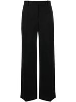 The Row pantalon en coton mélangé à coupe ample - Noir