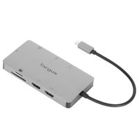 Targus DOCK423EU laptop dock & poortreplicator Bedraad USB 3.2 Gen 1 (3.1 Gen 1) Type-C Zilver - thumbnail