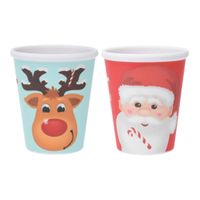 Kerst Beker Melamine, 250ml - thumbnail