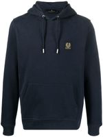 Belstaff hoodie à patch logo - Bleu - thumbnail