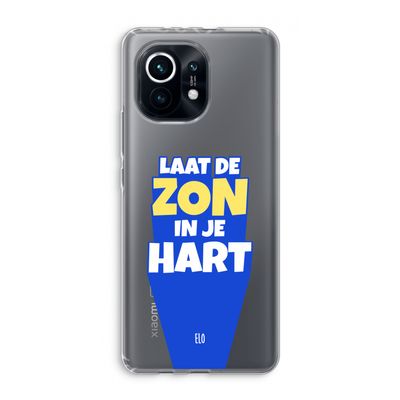 Laat de zon in je hart: Xiaomi Mi 11 Transparant Hoesje