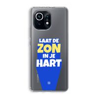 Laat de zon in je hart: Xiaomi Mi 11 Transparant Hoesje