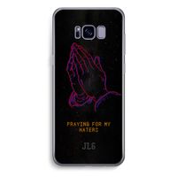 Praying For My Haters: Samsung Galaxy S8 Plus Transparant Hoesje