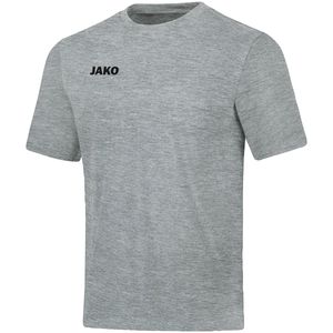 JAKO 6165 T-Shirt Base  - Lichtgrijs Gemeleerd - 38