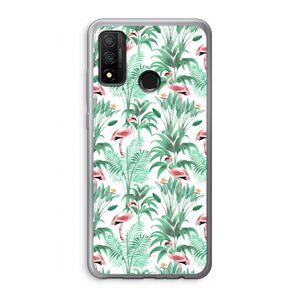 Flamingo bladeren: Huawei P Smart (2020) Transparant Hoesje