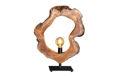 Tafellamp ORGANIC ARTWORK 55cm teak hout naturel - 44683