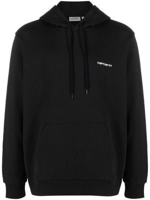 Carhartt WIP hoodie Script à broderies - Noir