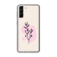 Roses are red: Samsung Galaxy S21 Plus Transparant Hoesje