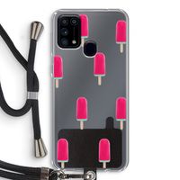 Waterijsje: Samsung Galaxy M31 Transparant Hoesje met koord