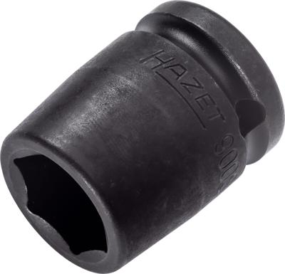 HAZET Krachtdopsleutel 900S-18 · 1/2 inch (12,5 mm) vierkant hol · Buiten-zeskant-tractieprofiel · SW 18 mm