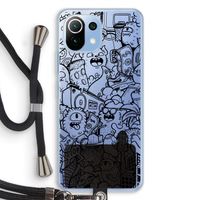 Vexx Black City : Xiaomi Mi 11 Lite Transparant Hoesje met koord