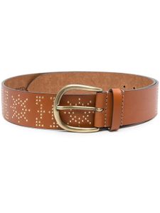 ISABEL MARANT ceinture 40 mm à détails de clous - Marron