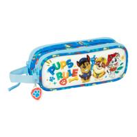 Pennenetui met 2 vakken The Paw Patrol Pups rule Blauw 21 x 8 x 6 cm