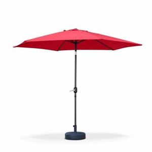 sweeek - 3m ronde parasol, paal met houteffect