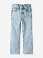 Rechte jeans met hoge taille voor meisjes van NAME IT gebleekt denim