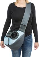 Trixie Buikdrager sling draagtas lichtgrijs / lichtblauw - thumbnail