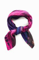 Sjaal met tie-dye - RED - U