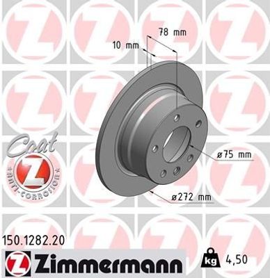 Remschijf Coat Z 150128220